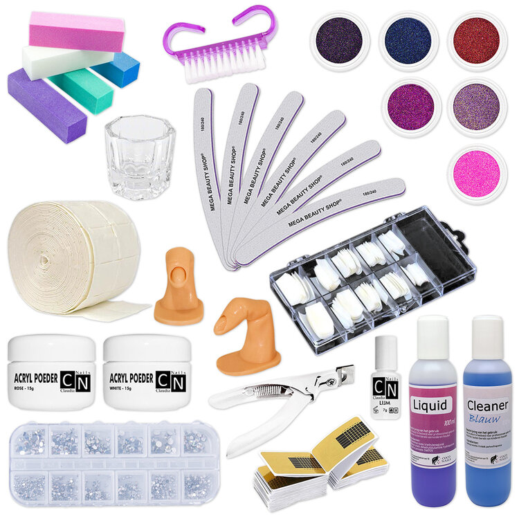 ClaudiaNails Acryl startpakket standaard  nr. 1