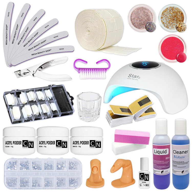 ClaudiaNails Professionele Acryl Set met met lamp nr.2