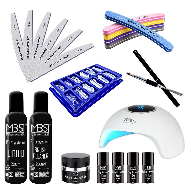 Mega Beauty Shop® Poly Systeem startpakket nr.4