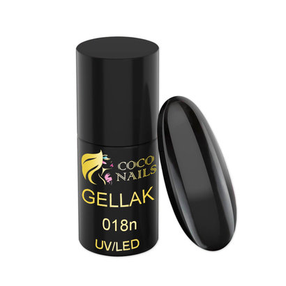 Coconails Gellak Zwart 5 ml