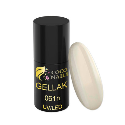 Coconails Gellak 5ml. Romig witte (nr.61)