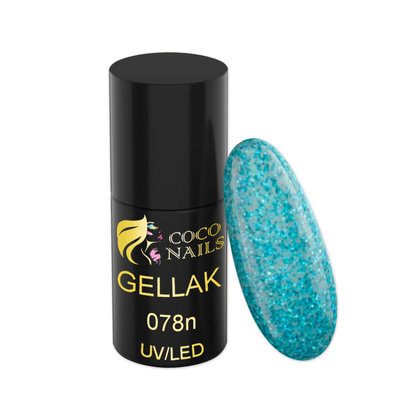 Coconails Gellak Glitter Licht Blauw 5 ml (nr. 78)