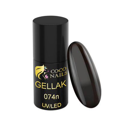 Coconails Gellak Donker bruin 5 ml (Nr. 74)