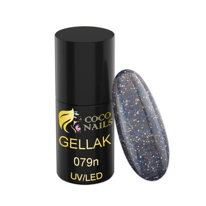 Coconails Gellak Glitter Blauw 5 ml