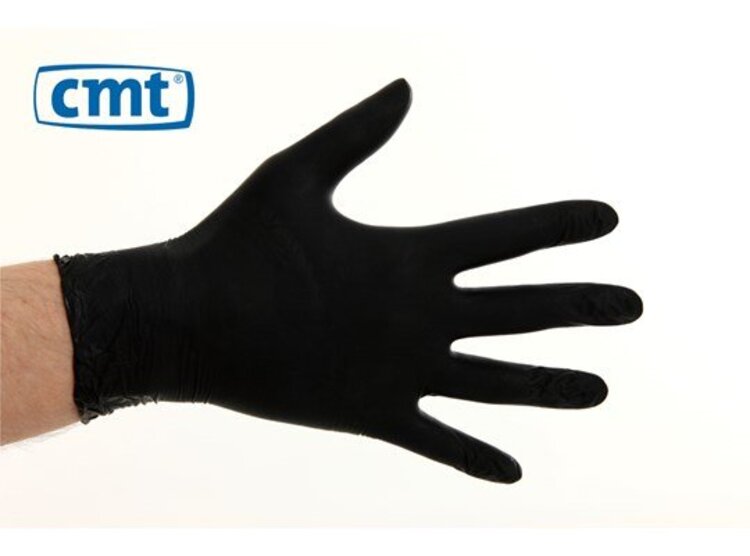 CMT CMT soft nitril handschoenen poedervrij L zwart