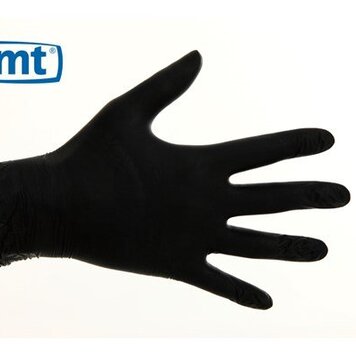 CMT CMT soft nitril handschoenen poedervrij S zwart