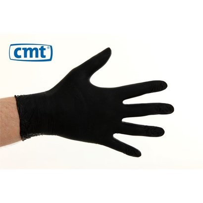 CMT CMT soft nitril handschoenen poedervrij S zwart