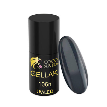 Coconails Gellak Zeer Donker Grijs 5 ml