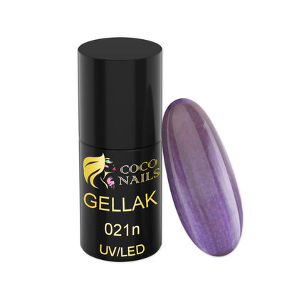 Coconails Gellak Parelmoer Purple 5 ml