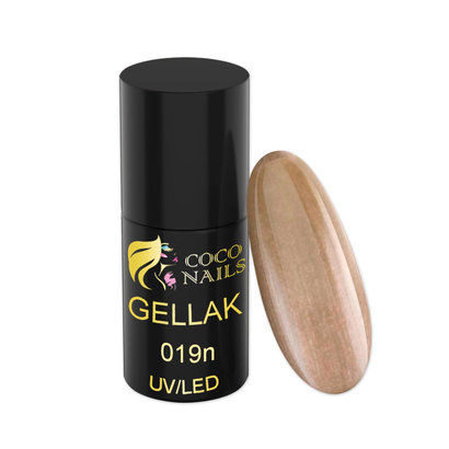 Coconails Gellak Parelmoer Licht Bruin 5 ml