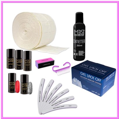 Mega Beauty Shop® Gellak startpakket zonder lamp nr.1