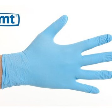 CMT CMT soft nitril handschoenen poedervrij  L blauw