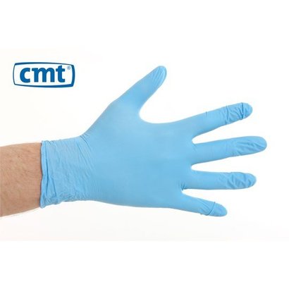 CMT CMT soft nitril handschoenen poedervrij L blauw
