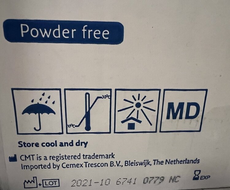 CMT CMT soft nitril handschoenen poedervrij S zwart