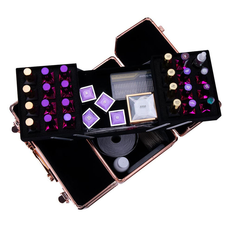 Mega Beauty Shop® Aluminium koffer Rose Gold (545)