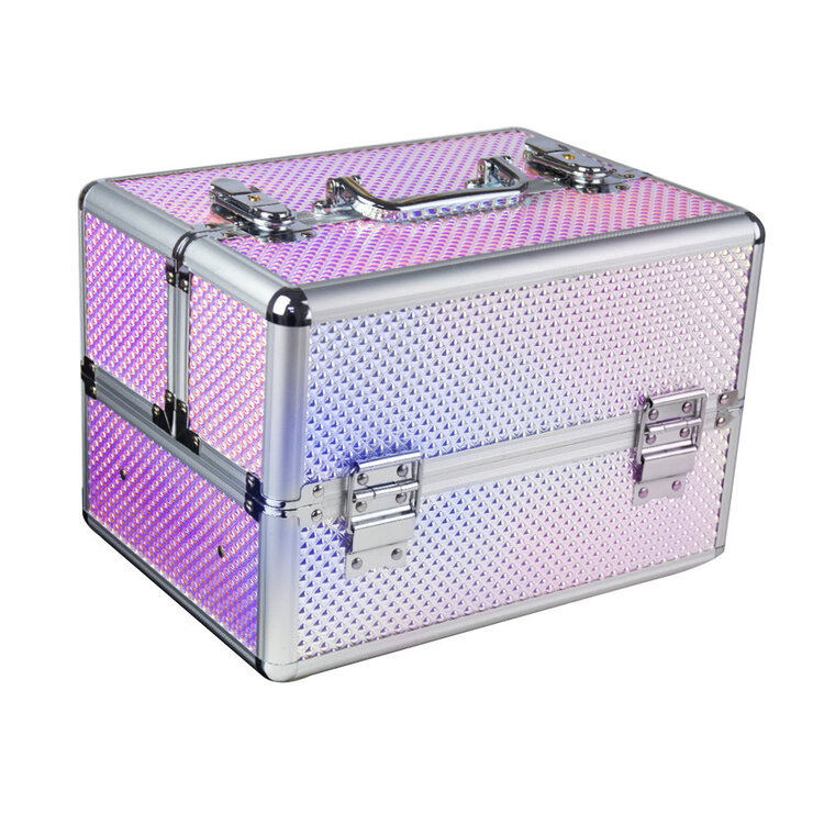 Mega Beauty Shop® Aluminium Koffer Unicorn  met opbergvakken