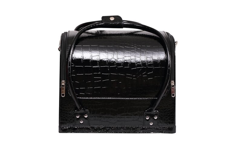 Mega Beauty Shop® Beautycase zwart  Croco