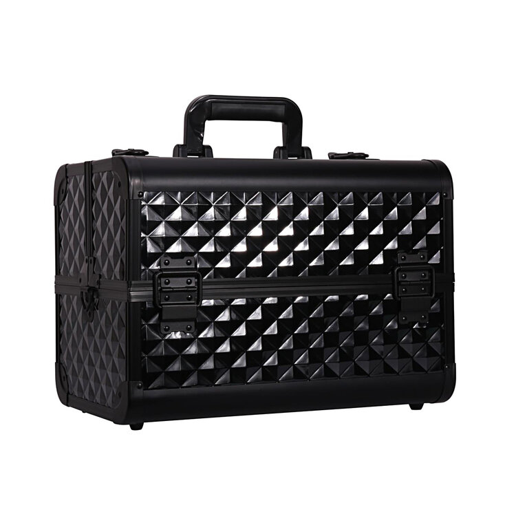 Mega Beauty Shop® Aluminium koffer Zwart 3D (3626)