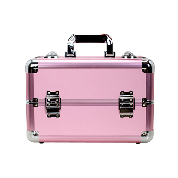 Mega Beauty Shop® Aluminium koffer Licht Roze (3638)