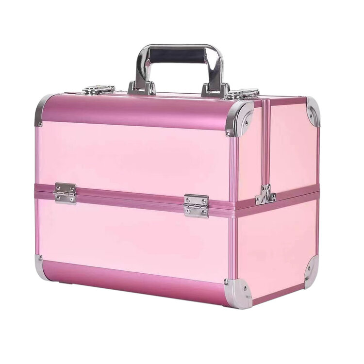 Mega Beauty Shop® Aluminium koffer Roze luxe (3200)