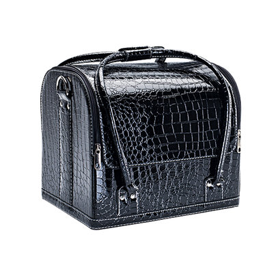 Mega Beauty Shop® Beautycase zwart Croco
