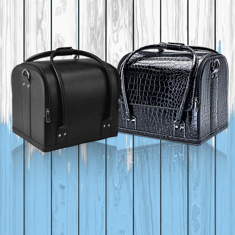 Mega Beauty Shop® Beautycase zwart  Croco