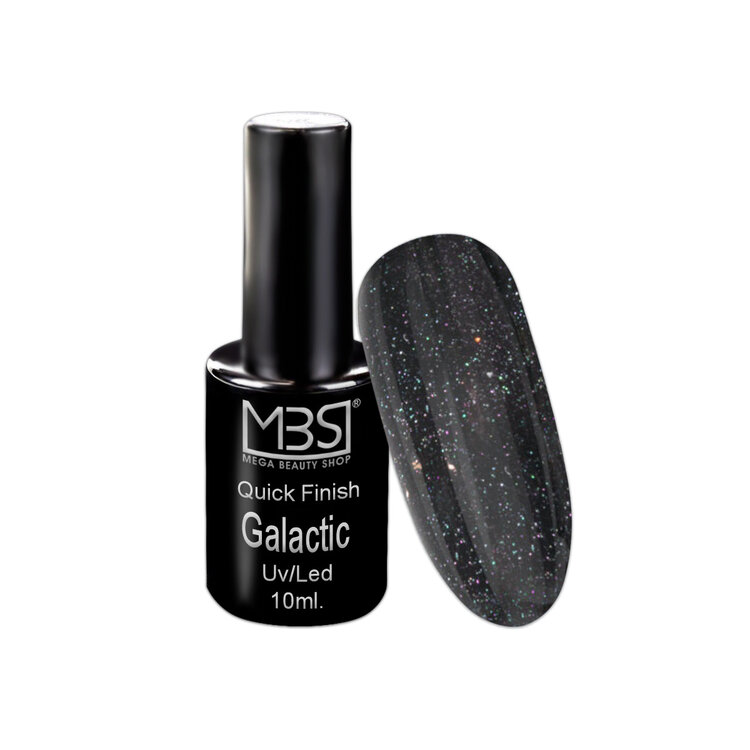 Mega Beauty Shop® Uv Quick Finish  gel 10ml zonder plaklaag (galactic effect)
