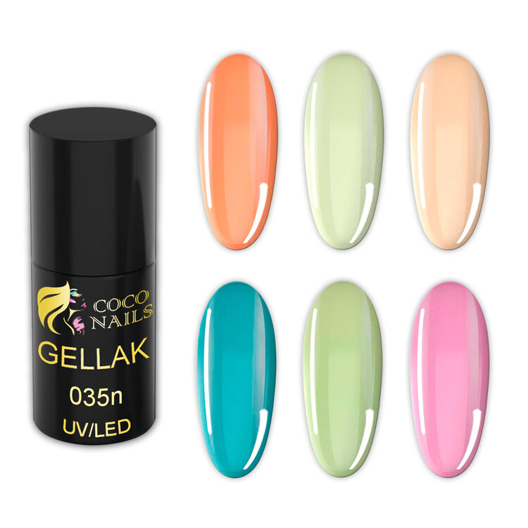Mega Beauty Shop® Gellak set van 6 stuks (set nr.04)