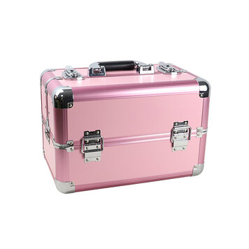 Mega Beauty Shop® Aluminium koffer Licht Roze (3638)