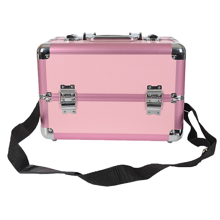 Mega Beauty Shop® Aluminium koffer Licht Roze (3638)