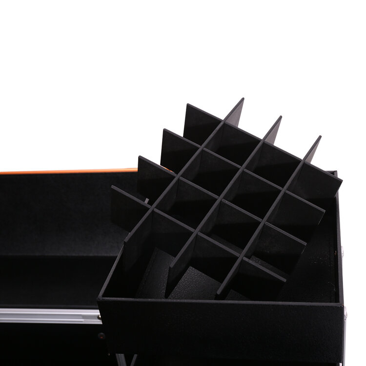 Mega Beauty Shop® Aluminium koffer Zwart 3D