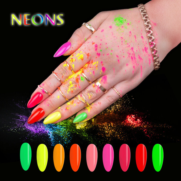 Merkloos Nail neon powder (nr. 03)