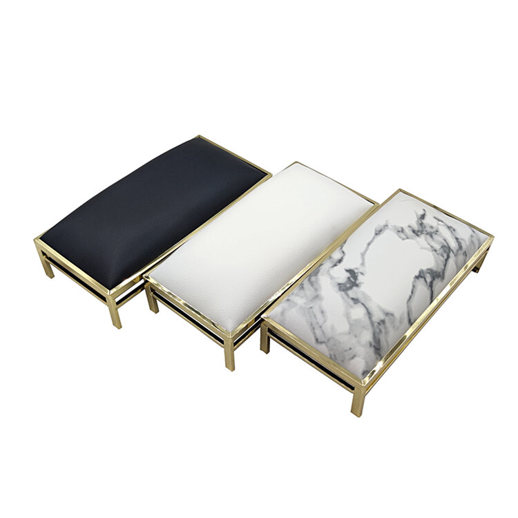 Mega Beauty Shop® Armsteun voor nagelstyliste zwart/Gold