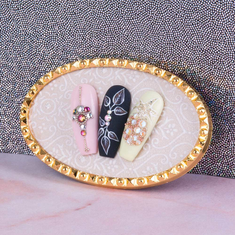 Mega Beauty Shop® Nail Art Display Goud