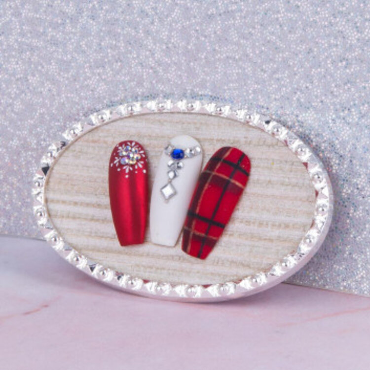 Mega Beauty Shop® Nail Art Display Zilver