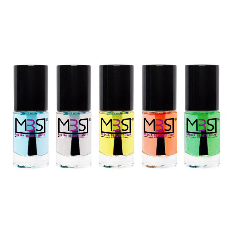 Mega Beauty Shop® Nagelriemolie 5 ml (set 5 stuks)