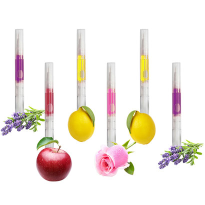Mega Beauty Shop® Nagelriemolie set van 6 stuks - Mix