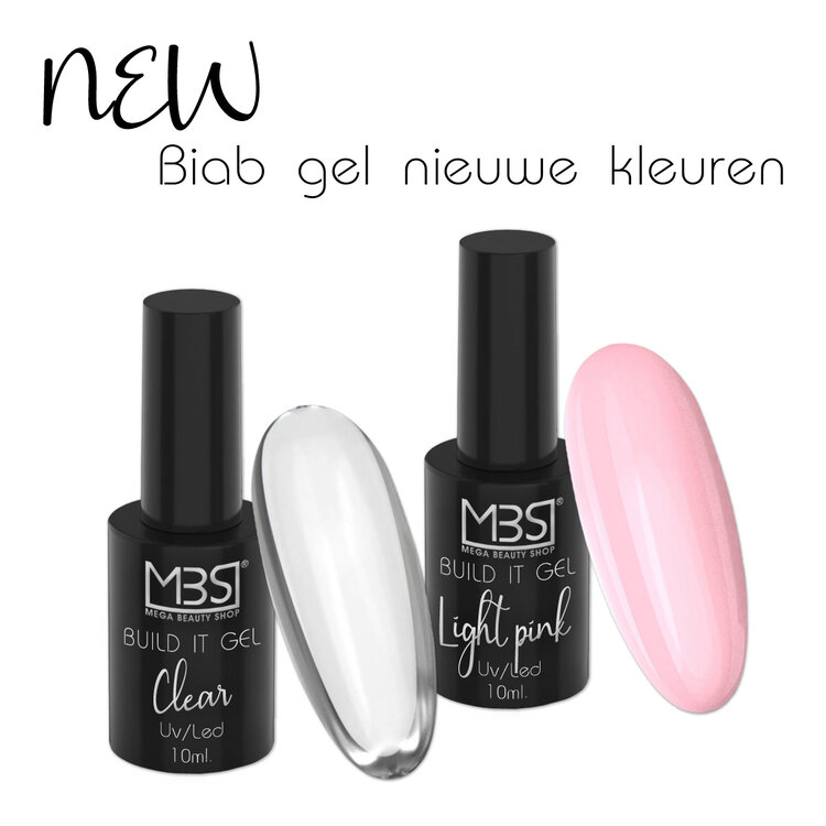 Mega Beauty Shop® Biab gel/Build It gel  10ml. (light pink)