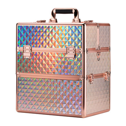 Mega Beauty Shop® Koffer groot 3D Gold/Unicorn