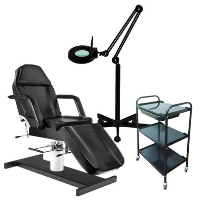 Mega Beauty Shop® 59. Starter set ZWART met GRATIS behandelstoelhoes