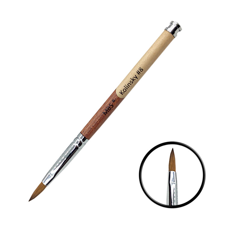 Mega Beauty Shop® Kolinsky acryl penseel #8