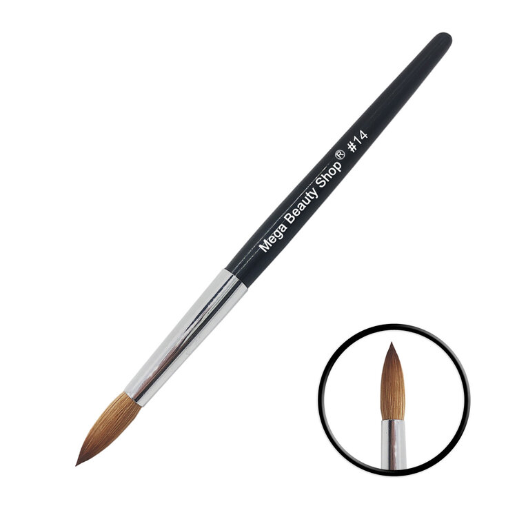 Mega Beauty Shop® Kolinsky acryl penseel - round #8