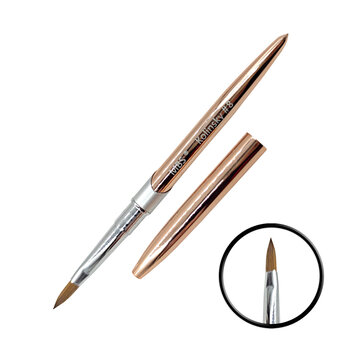 Mega Beauty Shop® Kolinsky acryl penseel #8 Gold