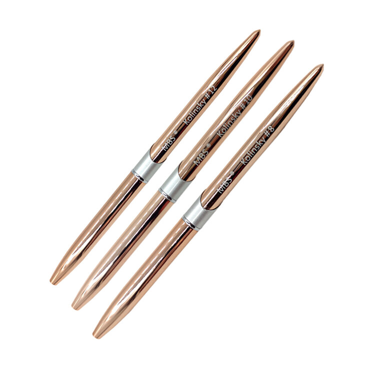 Mega Beauty Shop® Kolinsky acryl penseel #10  Gold