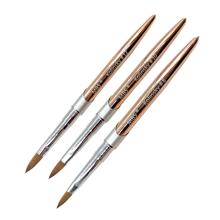 Mega Beauty Shop® Kolinsky acryl penseel #10  Gold