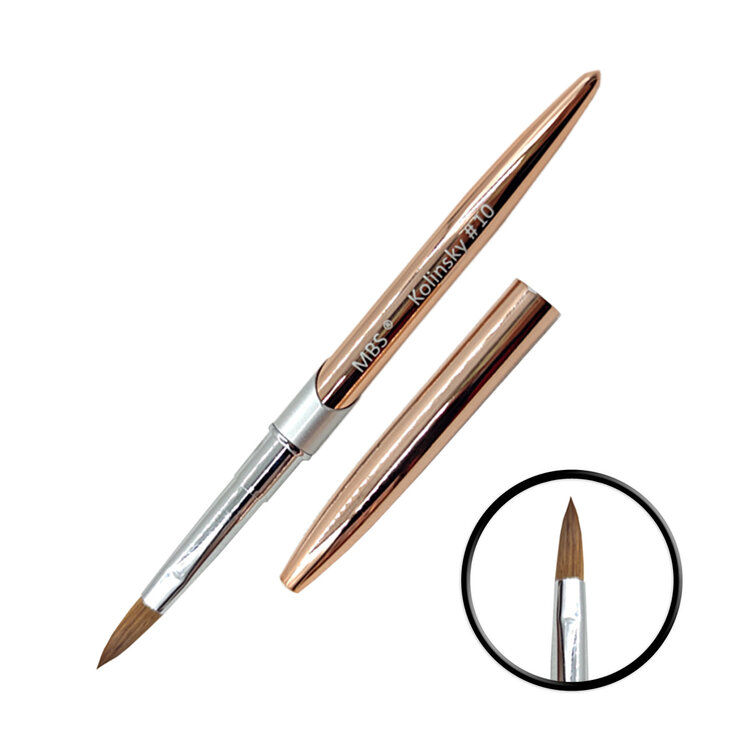 Mega Beauty Shop® Kolinsky acryl penseel #10  Gold