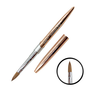 Mega Beauty Shop® Kolinsky acryl penseel #12  Gold