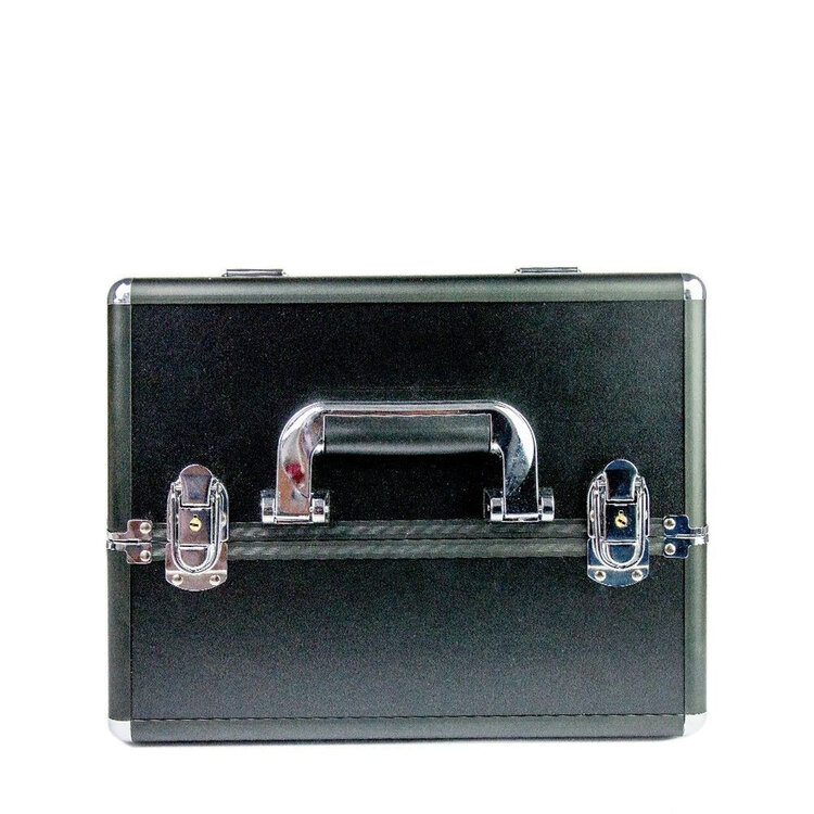 Mega Beauty Shop® Aluminium koffer zwart/zwart