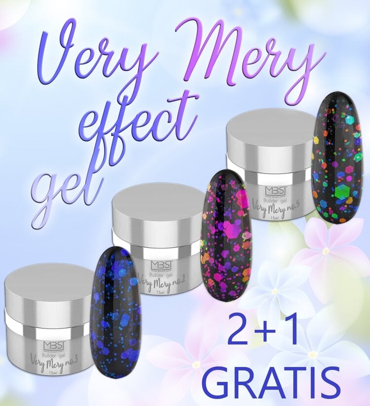 Mega Beauty Shop® Very Mery glitter Effect -set