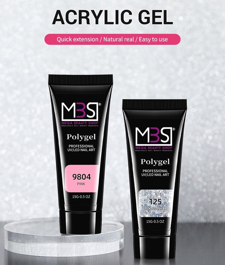 Mega Beauty Shop® Polyacryl gel clear (30 gram)